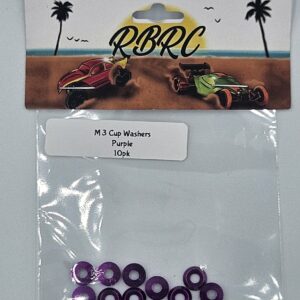 M3 Cup Washers - 10pk