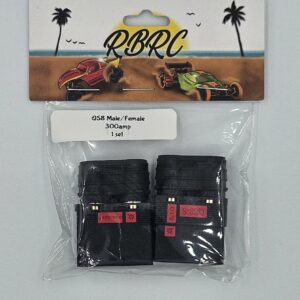 QS8 Male/Female Connectors Set - 300amp