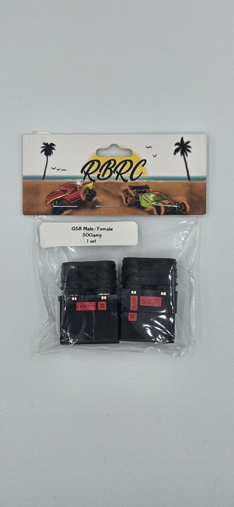 QS8 Male/Female Connectors Set - 300amp