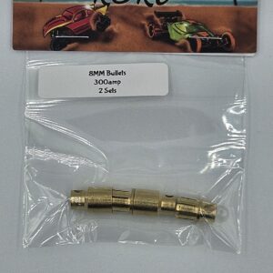 8mm Bullet Connectors - 2 sets - 300amp