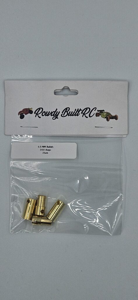 6.5mm Bullet Connectors - 2 sets - 200amp