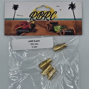 6mm Bullet Connectors - 2 sets - 150amp