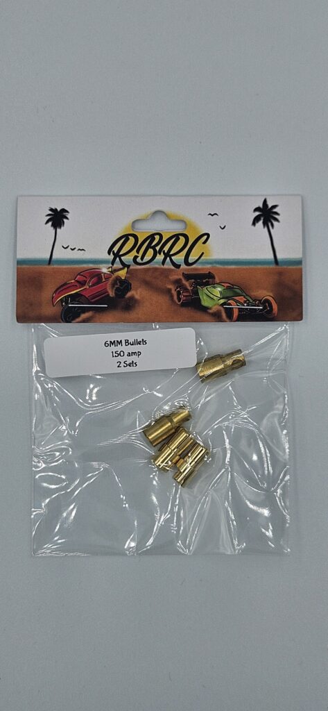 6mm Bullet Connectors - 2 sets - 150amp