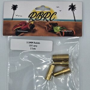5.5mm Bullets - 130amp - 2 Sets