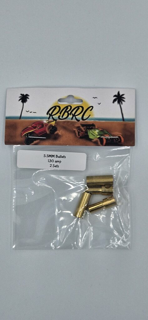 5.5mm Bullets - 130amp - 2 Sets