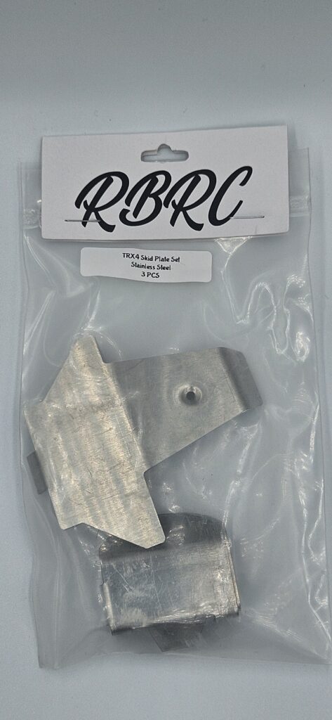 TRX4 Skid Plate Set - 3 Pieces - Stainless Steel
