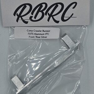 TRX4 Comp Crawler Bumper - 7075 Aluminum - Silver - 1pc Front or Rear